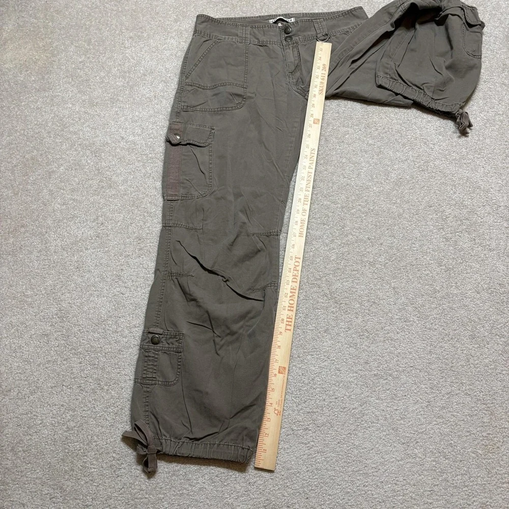 Vtg Aeropostale Cargo Pants 31x30 Brown Twill Military Utility Paratrooper Y2K
